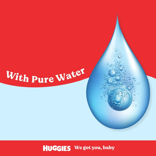 Huggies Huggies Pure Wipes Quad, Pack of 4 2