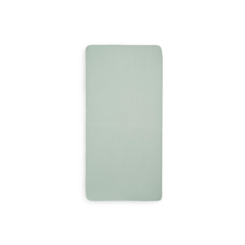 Jollein Fitted Sheet Cot Jersey 60x120cm - Ash Green 2