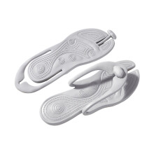 Reise tragbare EVA-Flip-Flops für Damen und Herren,-Grau 5