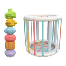 Educational Infant Toy Shape Sorting Blocks Sensory Cubes-round