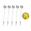 Detailed HO Scale High Mast Light Model-No6 light warm white 1