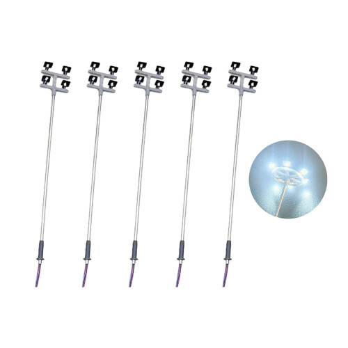 HO Scale High Mast Light Model with-No6 light cold white