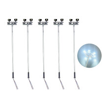 Plastic Miniature Highway Light for HO-styles 5 cold white