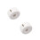 2Pcs Plastic Tape Storage Container Efficient Cutting-White 1
