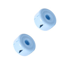 Pack of 2 Plastic Tape Dispensers Features Integrated-Blue