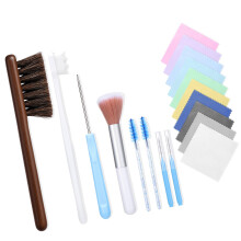 Versatile Cleaning Brush Set For Jewelry Watches Glasses 18 Tool