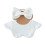 Multifunctional Infant Bib Set Including Bowknot Headband for-P 1