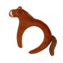 Lightweight Horse Shaped Headpiece Perfect for Cosplay-brown