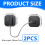 2 PCS Black Password Fridge Lock with Strong Adhesive 2