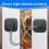 2 PCS Black Password Fridge Lock with Strong Adhesive 4