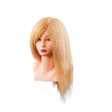 Comair Übungskopf Louisa Büste blond, 40 cm asiatisches Echthaar
