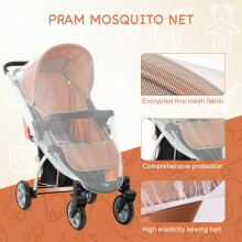 TAGMEIU Baby Mosquito Net for Pram Portable Universal Pram Net Cover