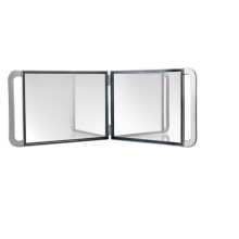Comair Kabinett-Spiegel Multi-Grip schwarz/silber 21 x 29 cm
