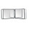 Comair Kabinett-Spiegel Multi-Grip schwarz/silber 21 x 29 cm 1