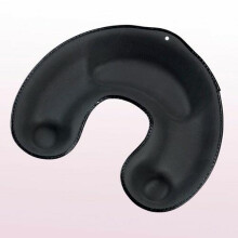 Comair Halsschutzschale weich, schwarz, 34 x 30 cm
