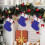 Meia de Natal personalizada com iniciais bordadas 2