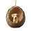 Weihnachtsbaumschmuck mit Waldtiermotiven – Waschbär, Eule 2