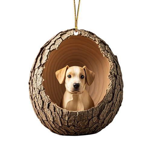 Weihnachtsbaumschmuck mit Waldtiermotiven – Waschbär, Eule 1