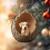 Weihnachtsbaumschmuck mit Waldtiermotiven – Waschbär, Eule 4