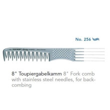 Hercules Sägemann Triumph Master 95/256 Toupier-Gabelkamm silbergrau 8"