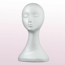 Comair Schaumstoffkopf Lady (Büste) weiß, 39,5 cm