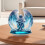 Acrylic Angel Figurine Boho Clear Winged Statue 3