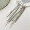 Ideales Geschenk mit Metallkette und Fransenbrosche für-5 5