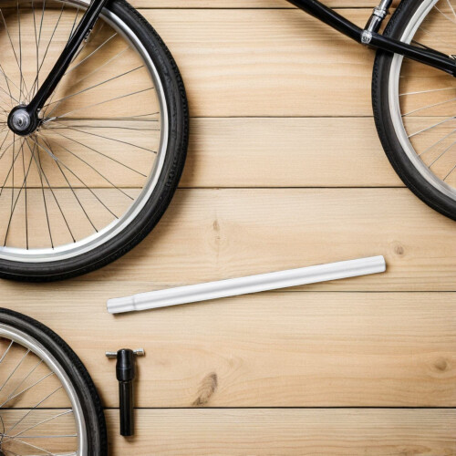 Silberne Bike Sitzstütze Aluminiumlegierung Dämpfungssystem 2