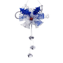Christmas Jingle Bell Ornament Red Blue Yellow