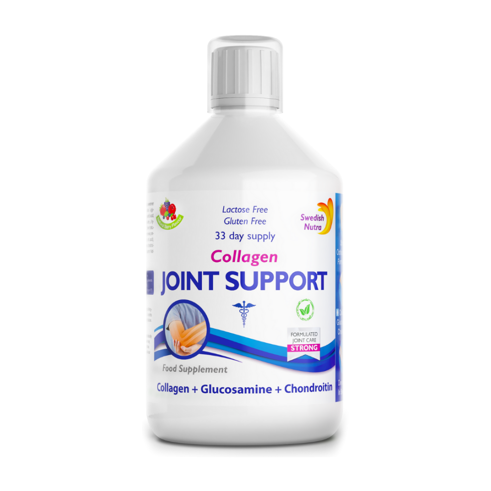 Swedish Nutra Collagen Joint Support Liquid Berry 500Ml