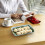 Bandeja rectangular de plástico para servir, 21 x 12,5 cm. 2
