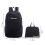 Lightweight Water-Resistant Hiking Backpack 20L Black 2