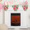 Corona de velas de rosas – Seda artificial, reutilizable 5