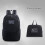 Lightweight Water-Resistant Hiking Backpack 20L Black 4