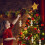 Christmas Candy Ornament Set Glitter Cane 4 Pcs Pink 5