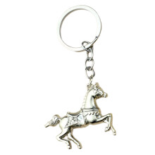 Porte-clés pendentif cheval polyvalent pour sacs à clés-Argent