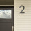 Black Acrylic Floating House Number 5 Inch 3