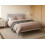 Beliani Bed Fabric CORIO 140 x 200 cm (EU Double) Light Beige 2