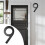 Black Acrylic Floating House Number 5 Inch 2