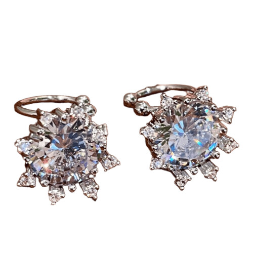 Ensemble de bijoux à pince d'oreille douce,-clip d'oreille