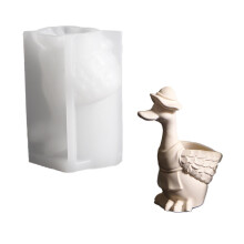 Moule en silicone de canard créatif pour jardinières en-modèle 2