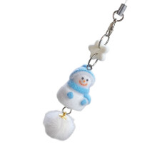 Porte-clés bonhomme de neige mignon, pour-bonhomme de neige