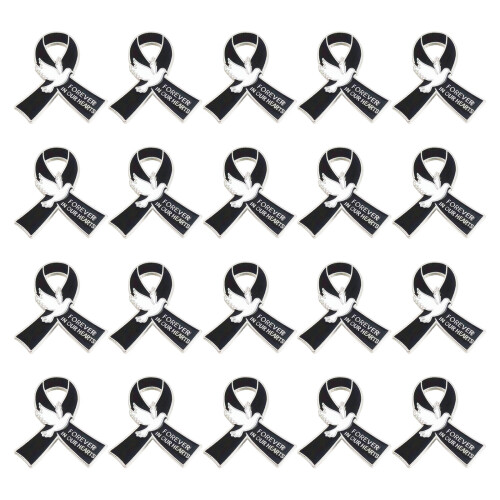 Broche de mode polyvalente, motif de nœud papillon en-Noir