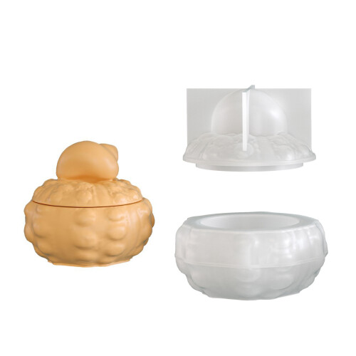 Moule artisanal en forme de coquille de conque en Silicone, pour