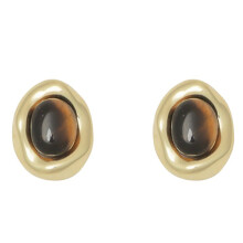 Boucles d'oreilles contemporaines en pierre-boucles d'oreilles