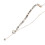 Party Sweet Cool Style Verstellbare Herzperlenkette Schwarzer 1
