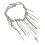 Collier clavicule confortable, pendentif étoile lune amour,-4 1