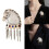 Broche tête de cheval en émail Chic avec glands, accessoire de 2