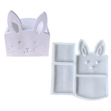 Sturdy Silicone Rabbit Storage Holder Mold Ideal for Creative