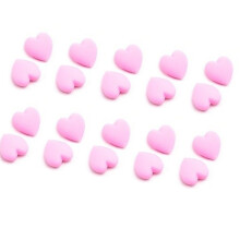 10 Pairs Heart Designs Glasses Nonslip Sleeves Fashionable-Pink